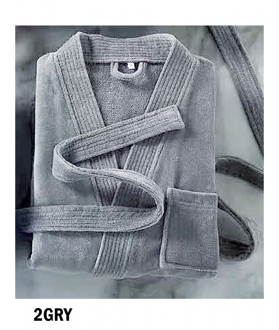 100% Cotton Soft Plain House Robe W/ Pockets 100% Cotton Soft Plain House Robe W/ Pockets